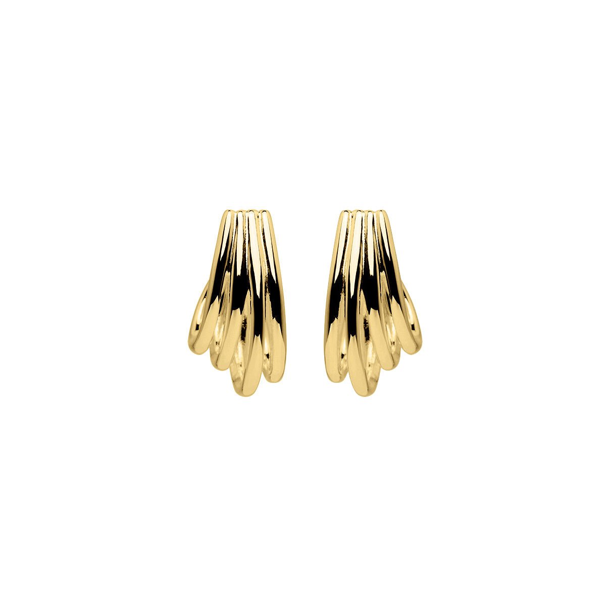 Najo Earrings Yellow Gold Vitality Earrings