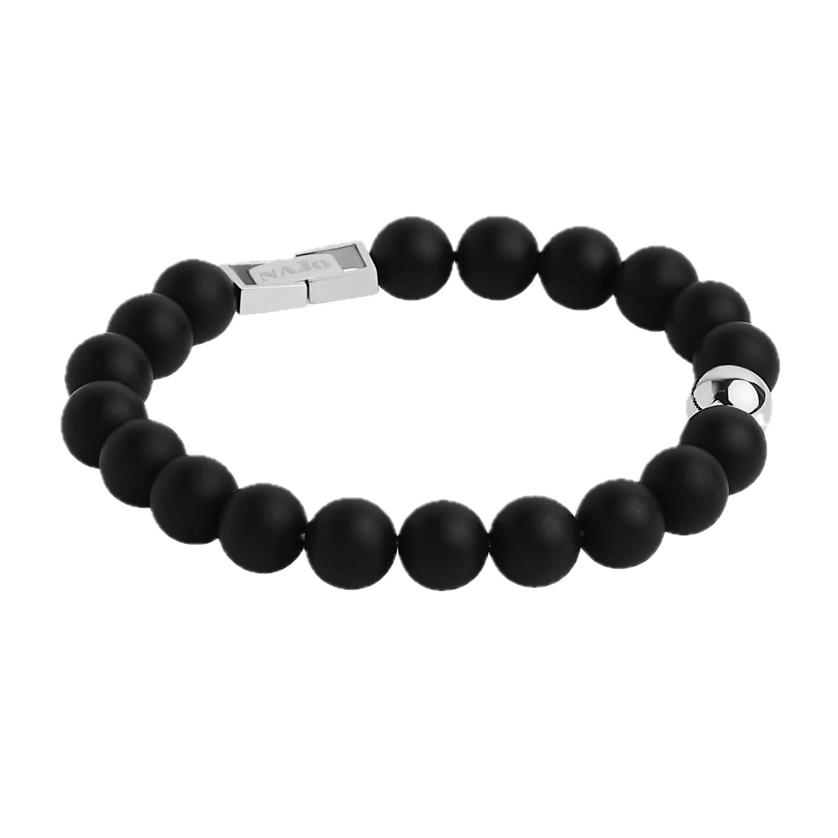 Najo Najo Atlas Men's 10mm Beaded  Bracelet