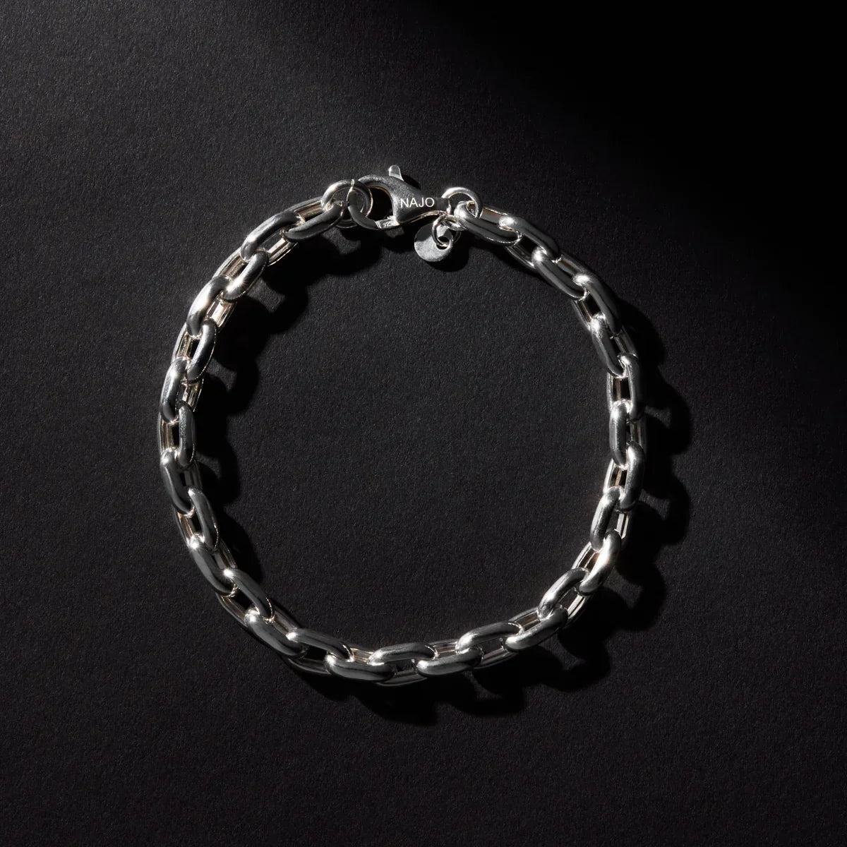 Najo Najo Sentinel Men’s Silver Chain Bracelet