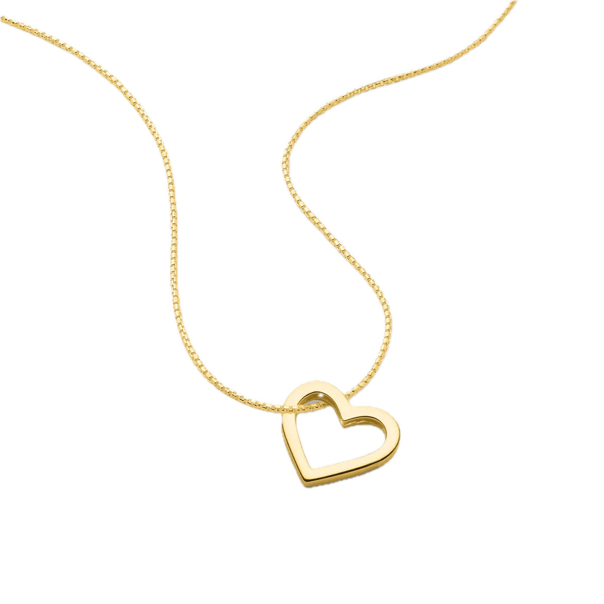 Najo Necklaces Gold Najo Ardour Heart Necklace – Gold & Silver