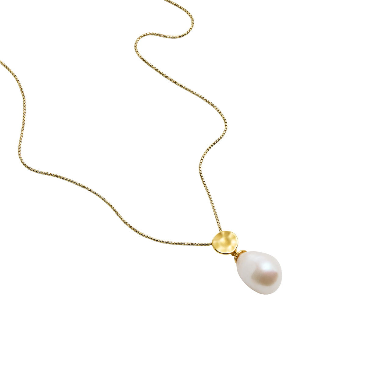 Najo Necklaces Gold Najo Ocean Drift Pearl Necklace – Gold & Silver