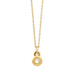 Najo Necklaces Gold Najo October Opal Birthstone Necklace – Sterling Silver & Gold Plated