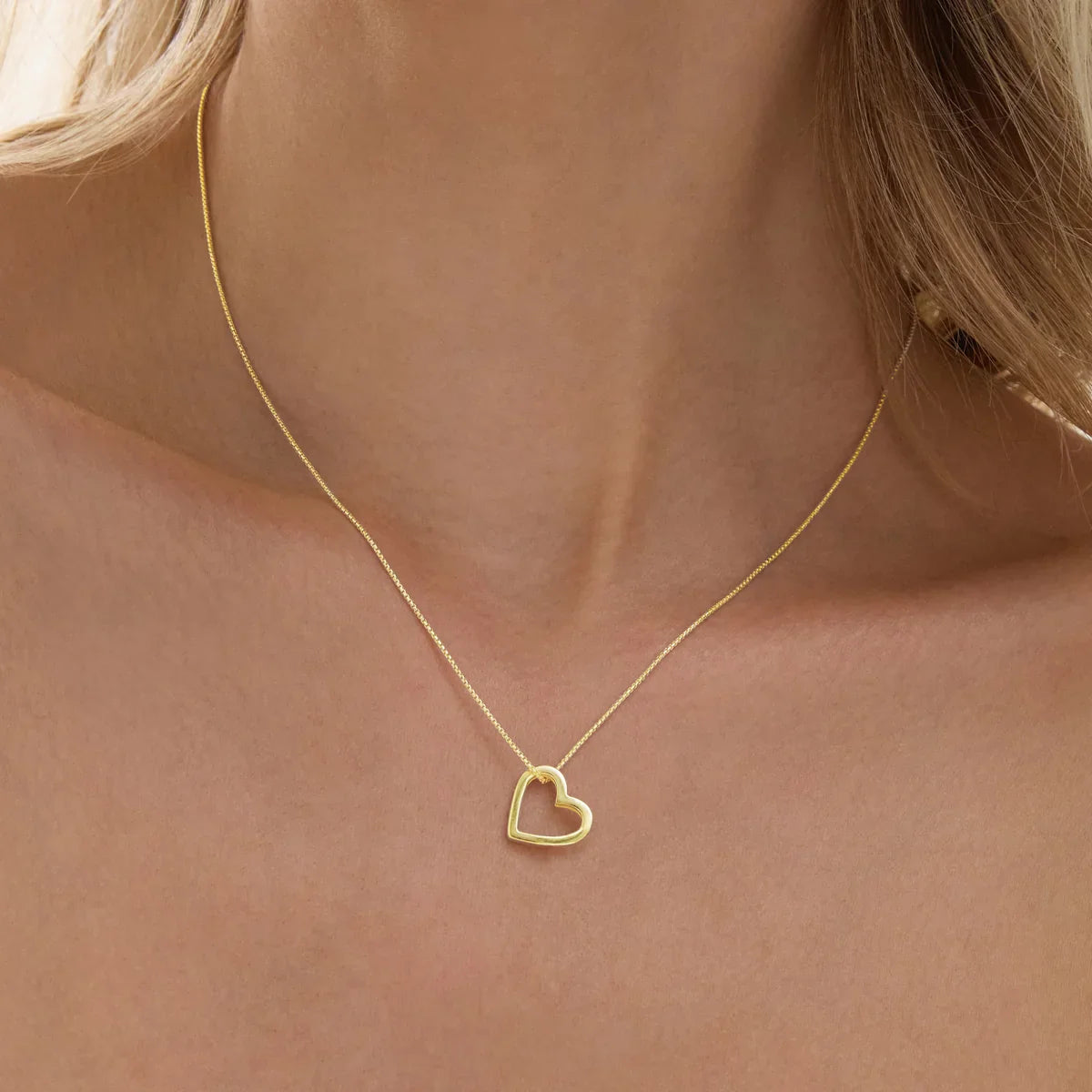 Najo Necklaces Najo Ardour Heart Necklace – Gold & Silver