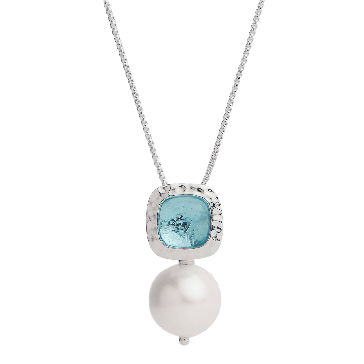 Najo Necklaces Najo Blue Lagoon Pearl Necklace