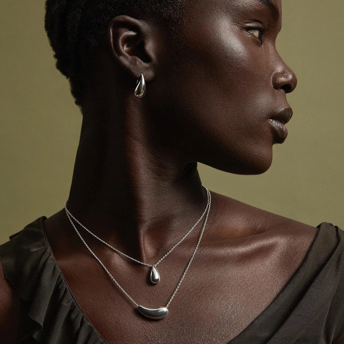 Najo Necklaces Silver / Gold Najo Eau Necklace