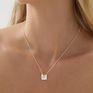 Najo Necklaces Najo Halo Cubic Zirconia Necklace – Gold & Silver