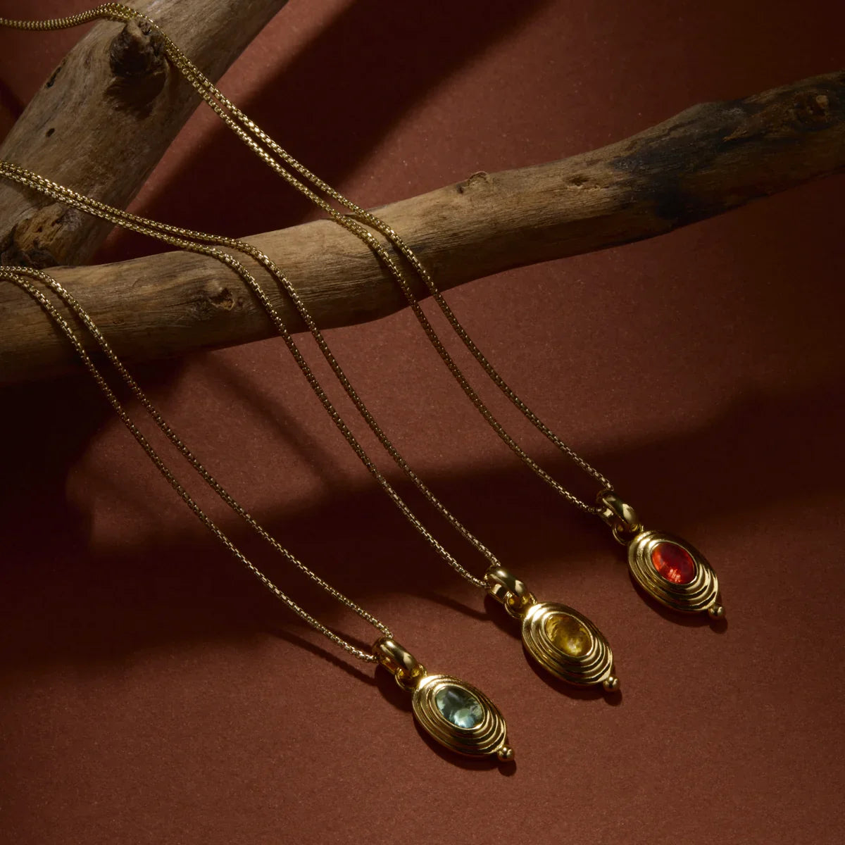 Najo Necklaces Najo Horizon Blue Topaz Necklace