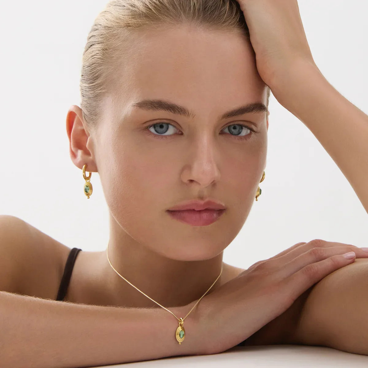 Najo Necklaces Najo Horizon Blue Topaz Necklace