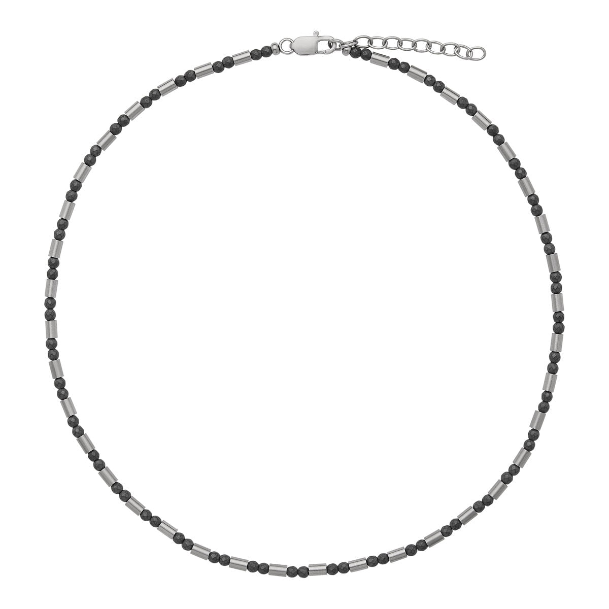Najo Necklaces Najo Men's Nova necklace Haematite Steel