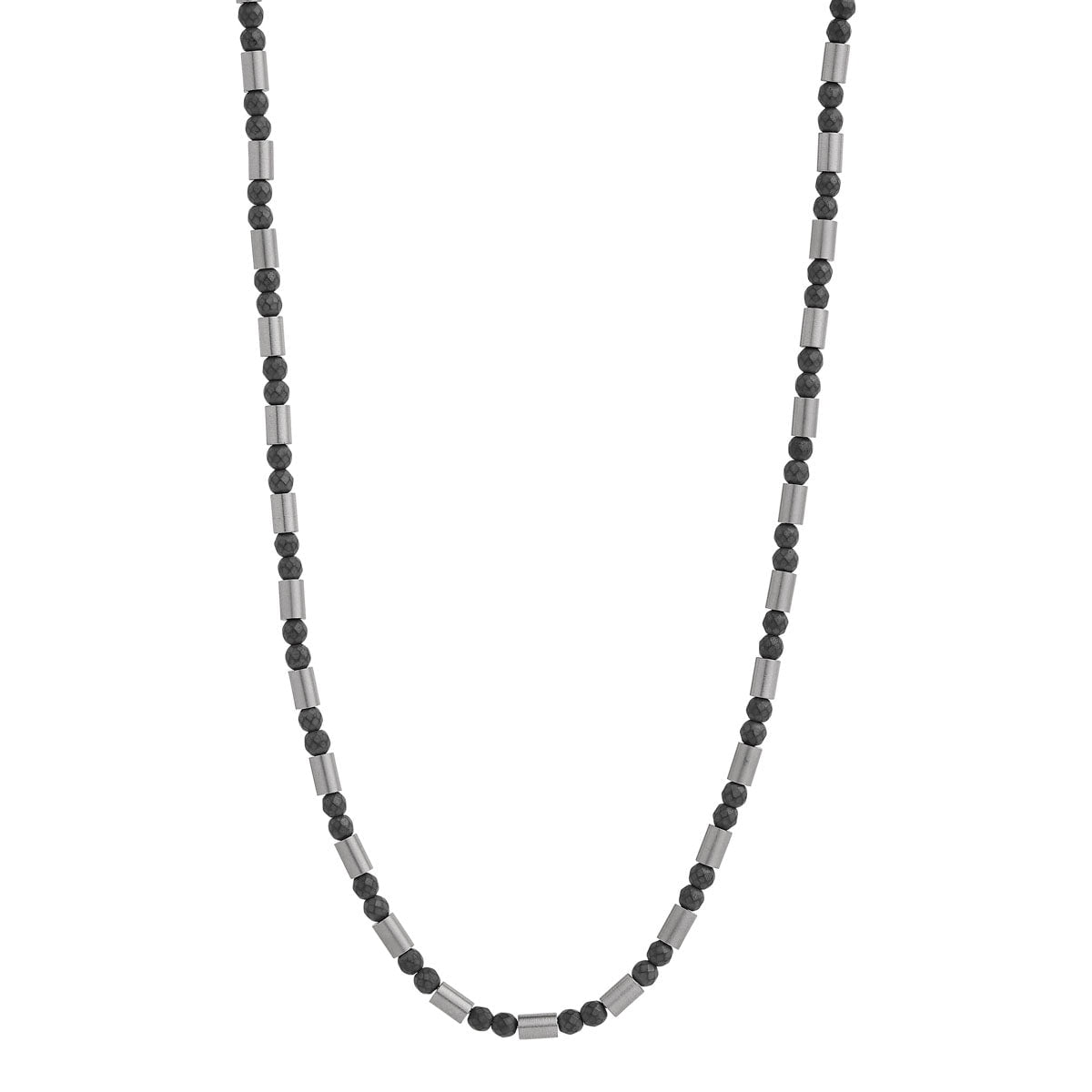 Najo Necklaces Najo Men's Nova necklace Haematite Steel