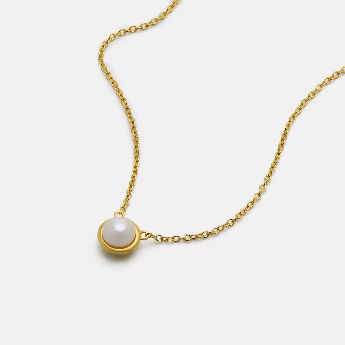 Najo Necklaces Najo Moonbeam Pearl Necklace – Gold, Silver & Rose Gold