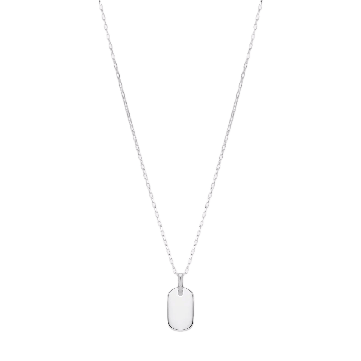 Najo Necklaces Najo Moto Men’s Silver Dog Tag Pendant