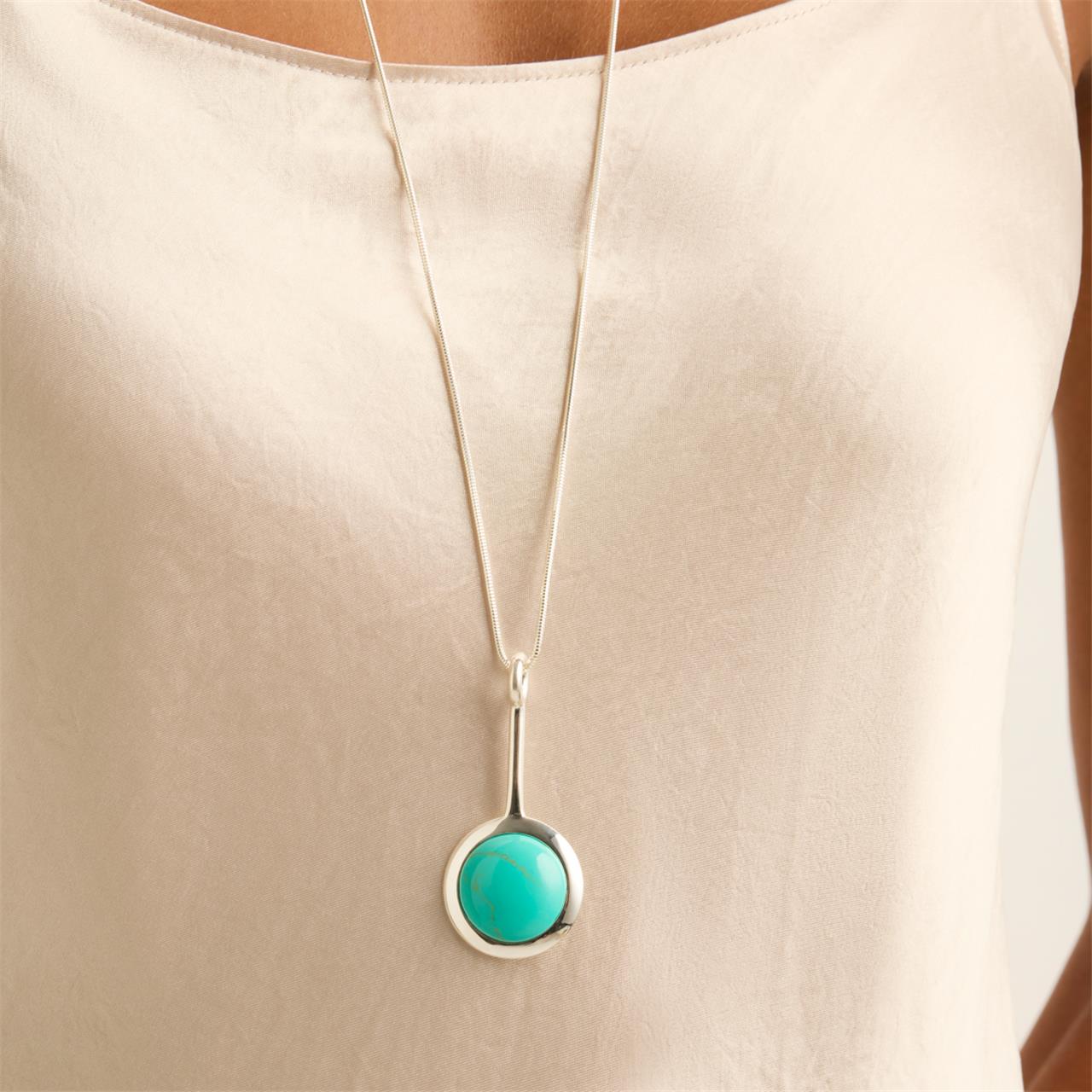 Najo Necklaces Najo Necklace Round Turquoise