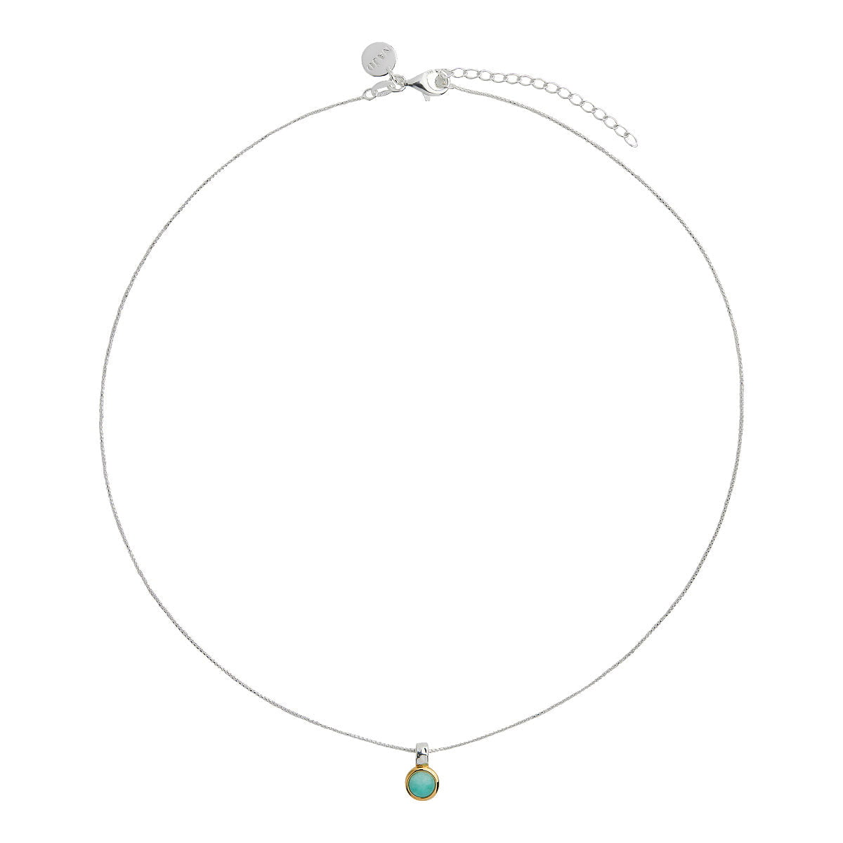 Najo Necklaces Najo Necklace  Solace 2 tone Amazonite