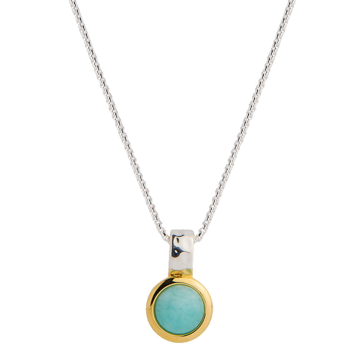 Najo Necklaces Najo Necklace  Solace 2 tone Amazonite