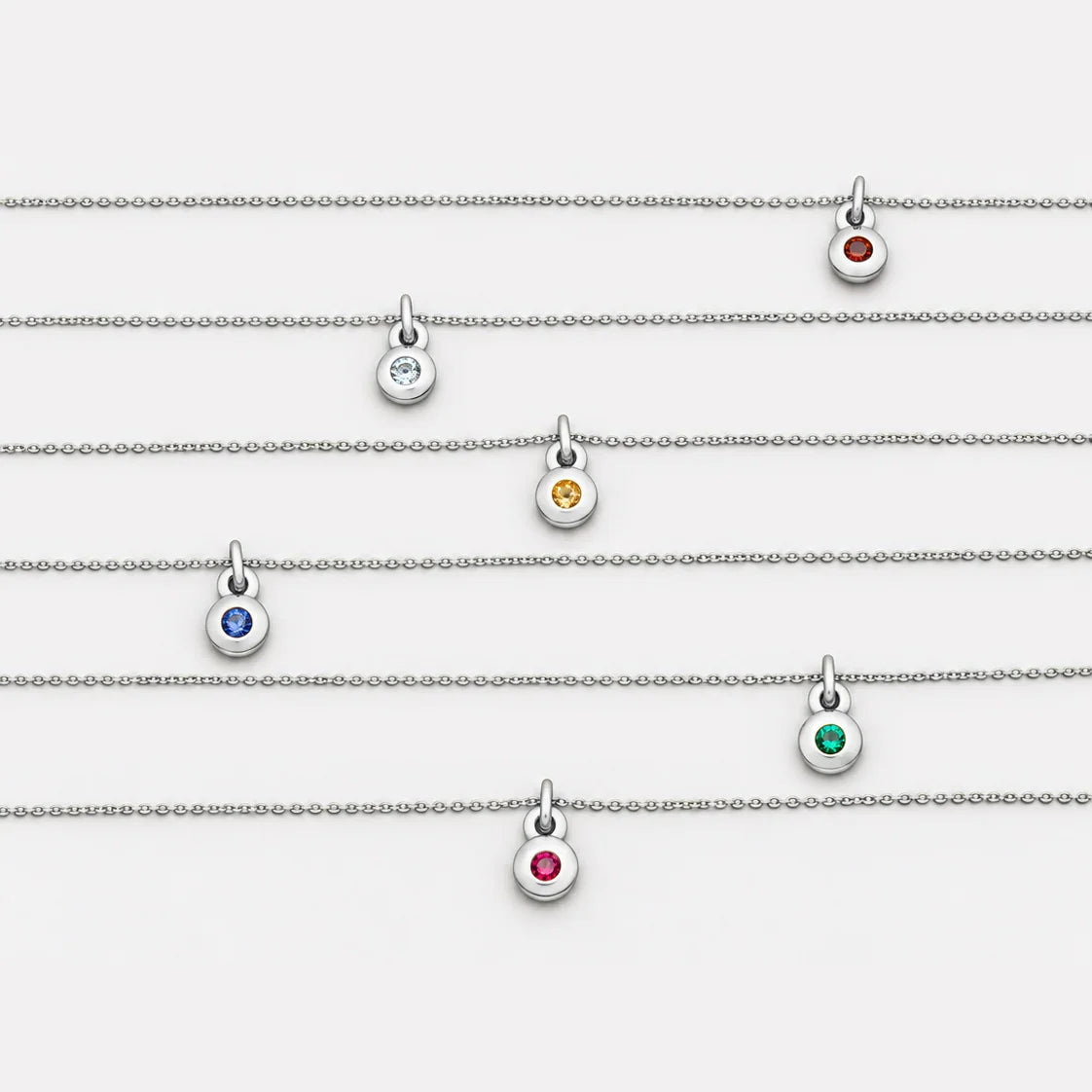 Najo Necklaces Najo November Citrine Birthstone Necklace – Sterling Silver & Gold Plated