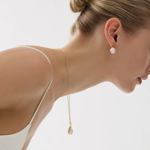 Najo Necklaces Najo Ocean Drift Pearl Necklace – Gold & Silver
