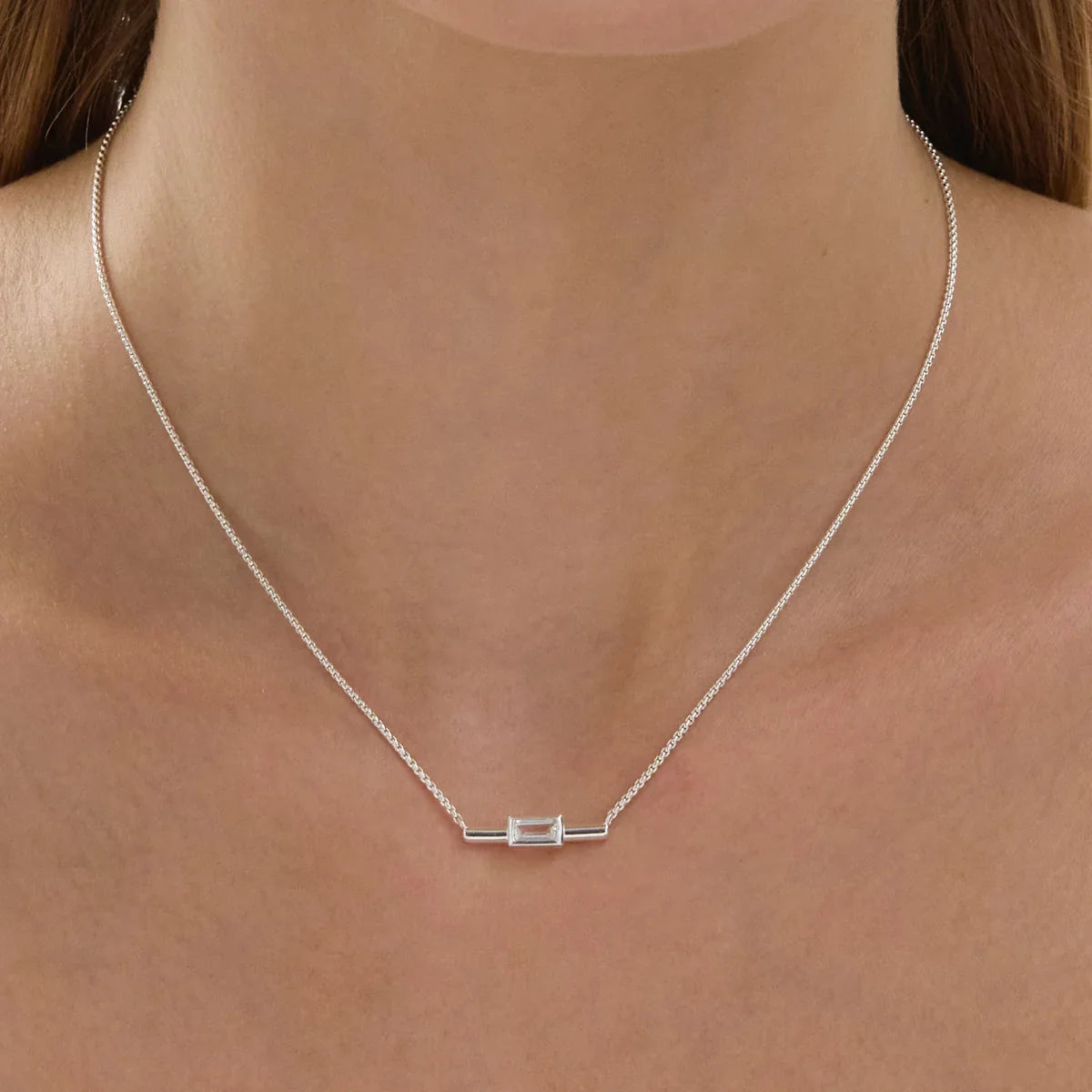 Najo Necklaces Najo Skye Cubic Zirconia Necklace – Gold, Silver & Rose Gold