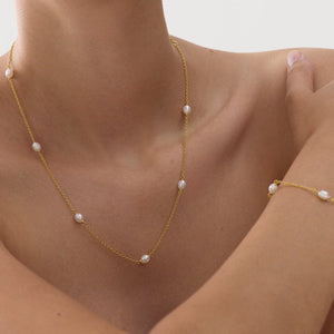 Najo Necklaces Najo Tidal Whisper Pearl Necklace