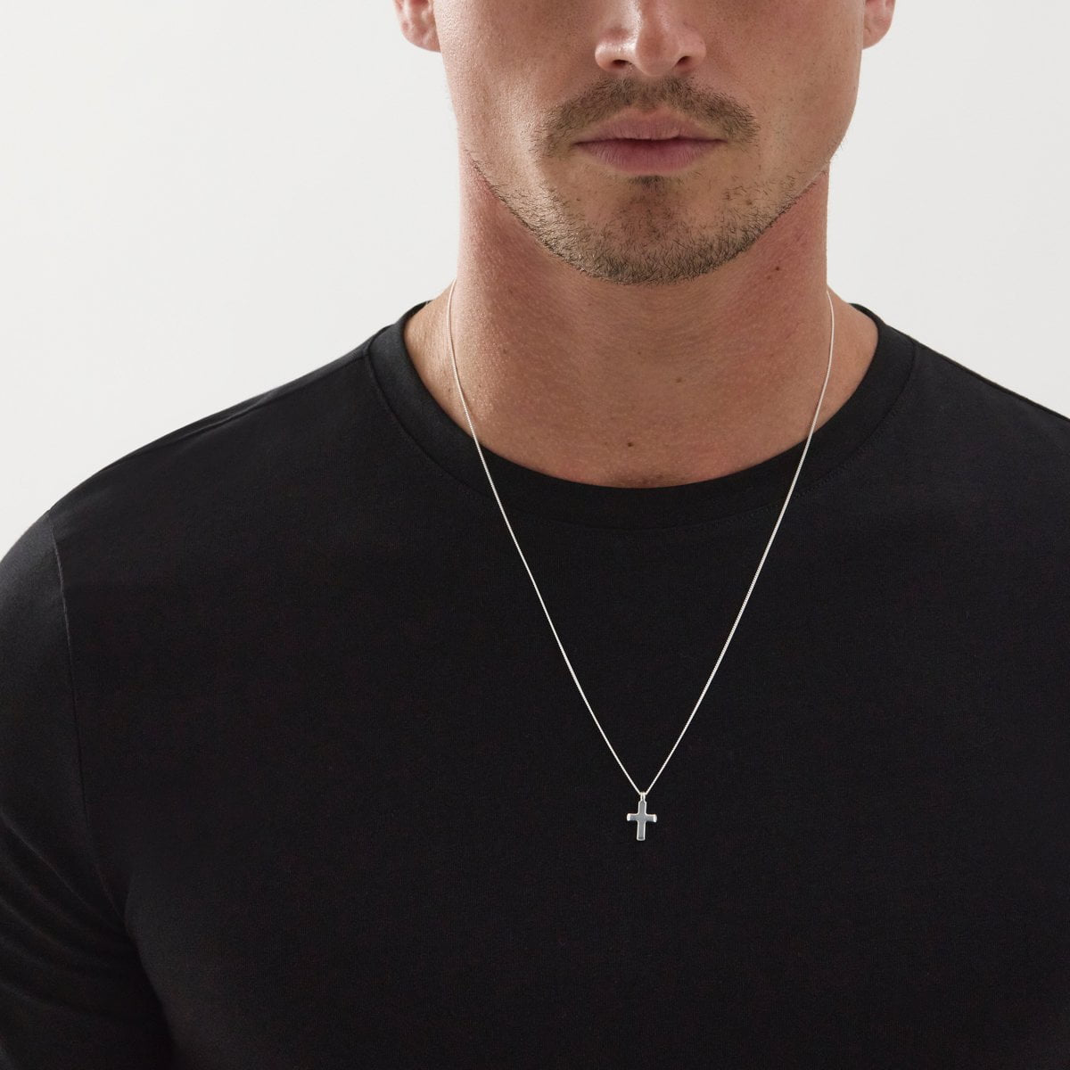 Najo Necklaces Najo Vesper Men's Cross Pendant Necklace