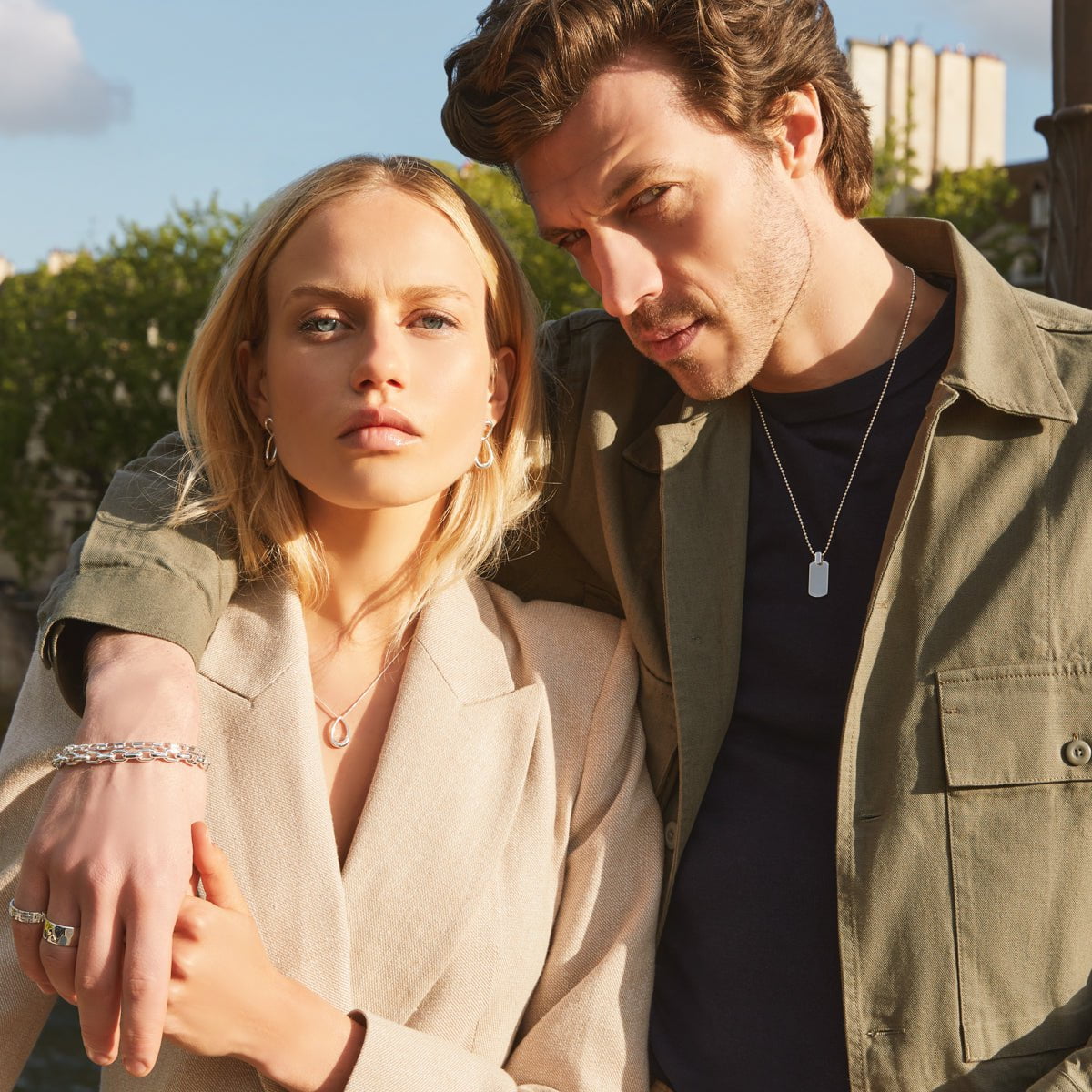 Najo Necklaces Najo Vivante silver necklace