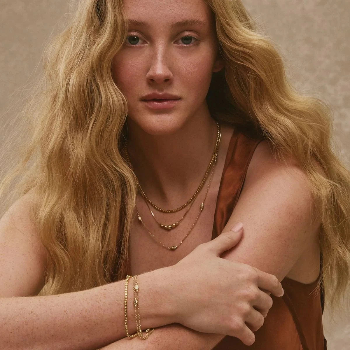 Najo Necklaces 80cm Najo Volare Necklace Gold Plated