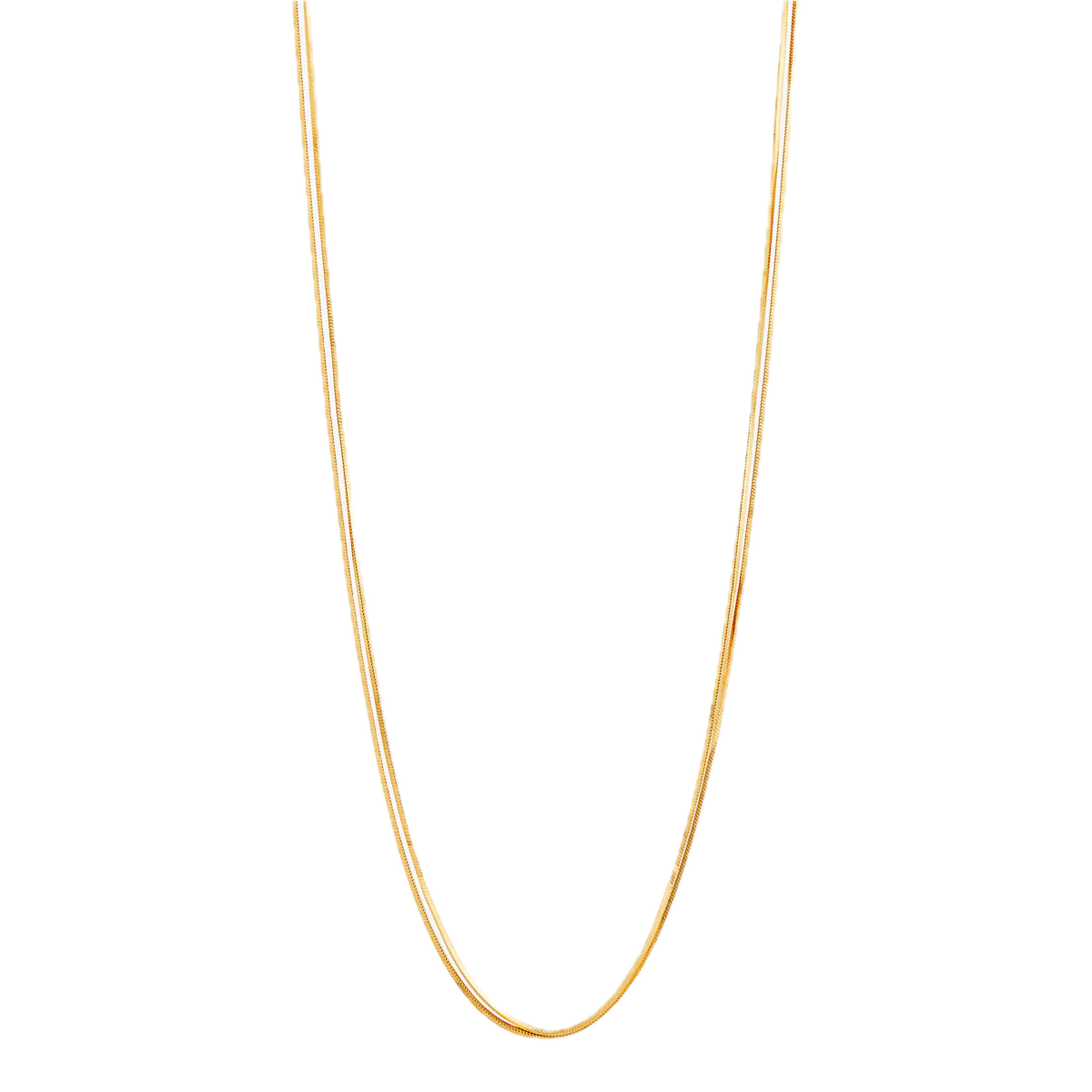 Najo Necklaces Silver / Gold Najo Mirage Double Chain Necklace