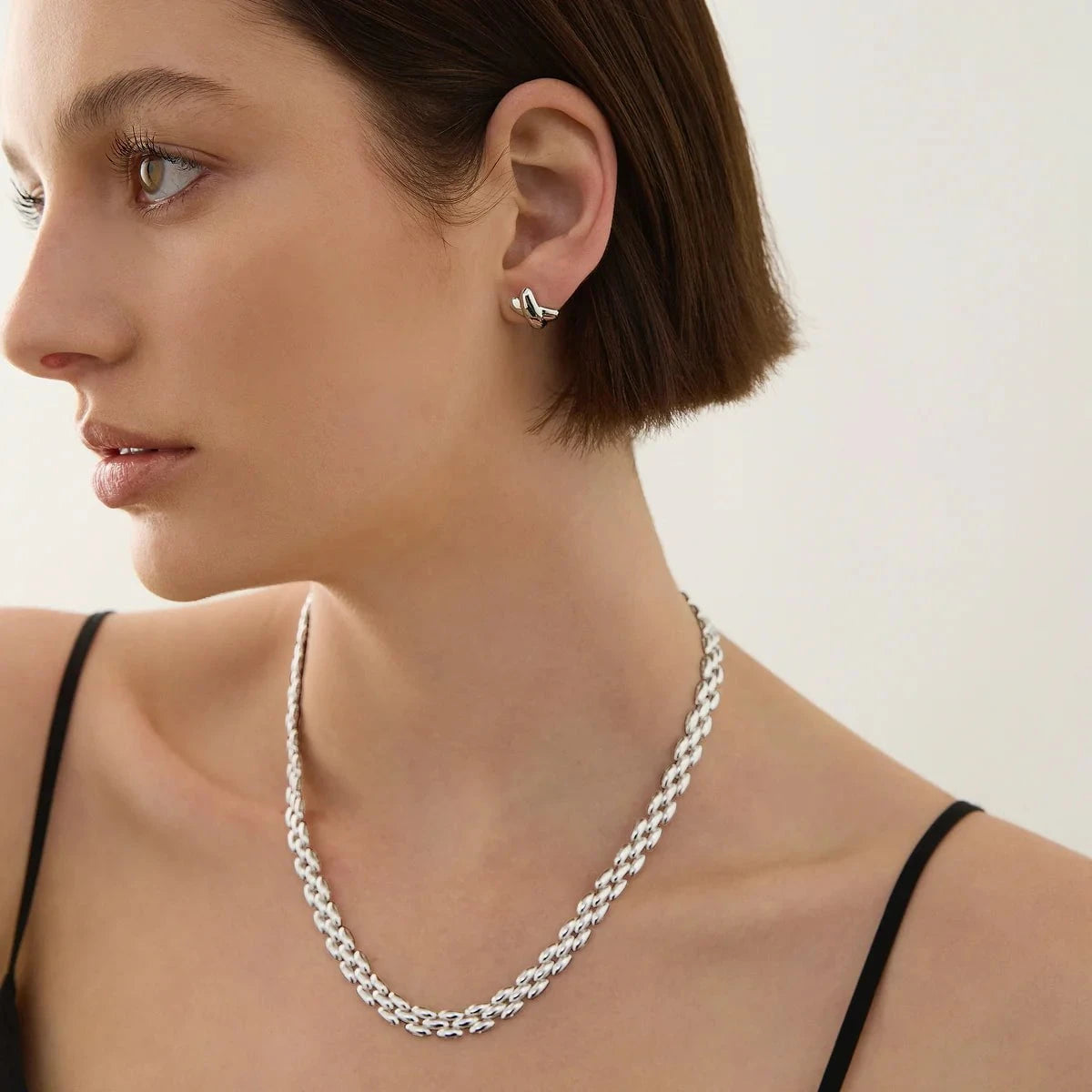 Najo Necklaces Silver Najo Bisous Chain Necklace