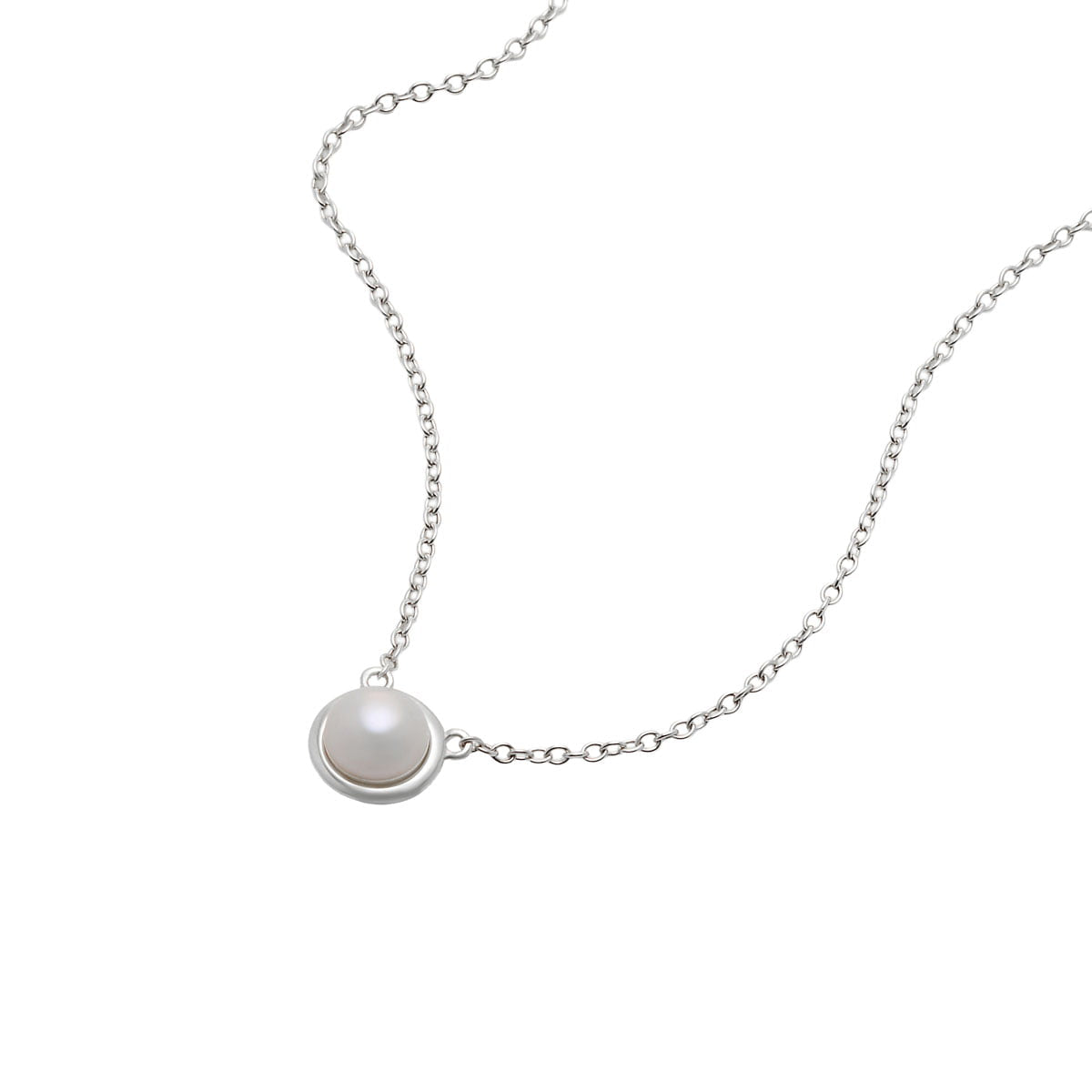 Najo Necklaces Silver Najo Moonbeam Pearl Necklace – Gold, Silver & Rose Gold