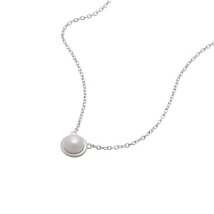 Najo Necklaces Silver Najo Moonbeam Pearl Necklace – Gold, Silver & Rose Gold