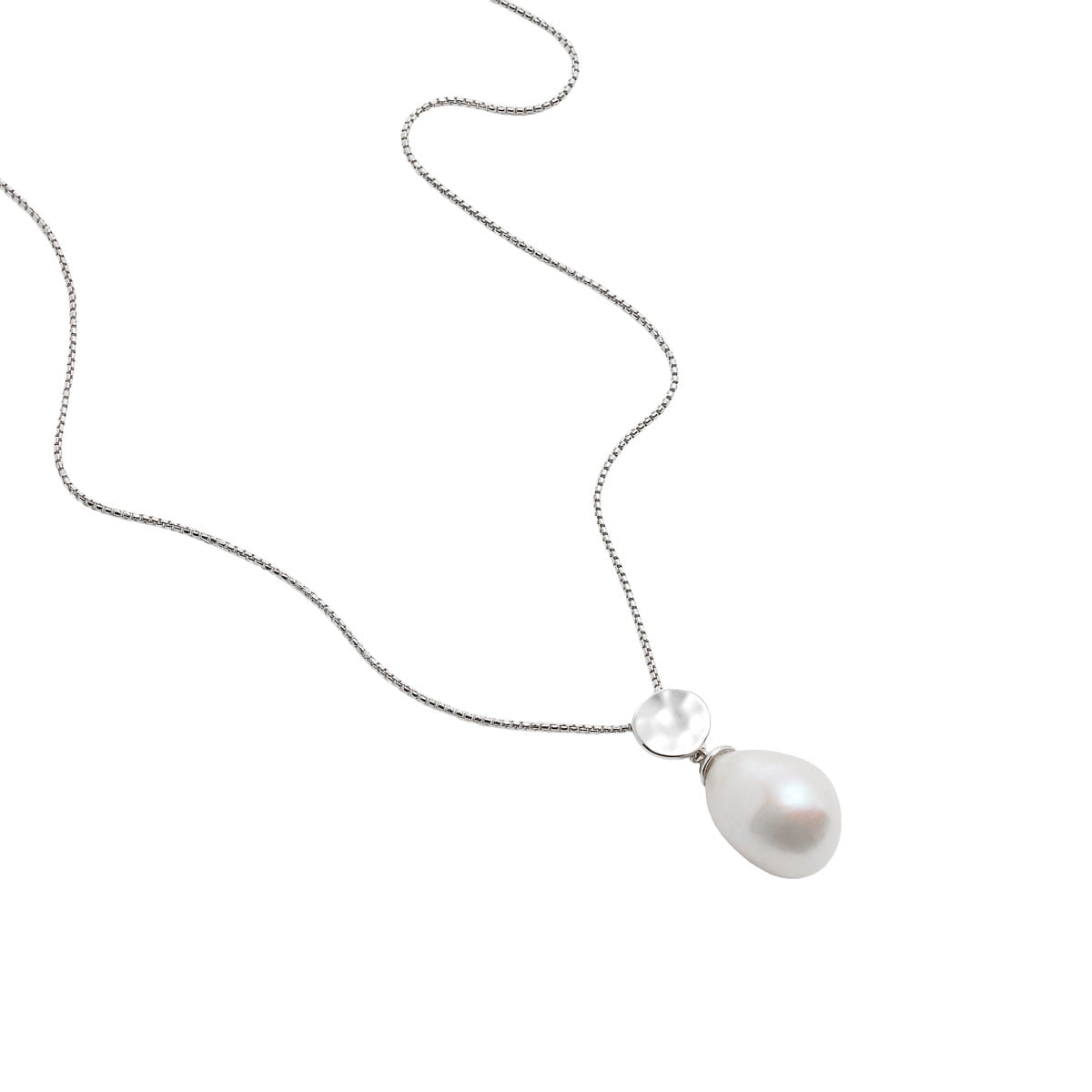 Najo Necklaces Silver Najo Ocean Drift Pearl Necklace – Gold & Silver