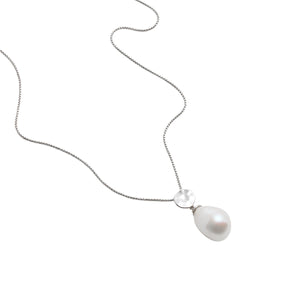 Najo Necklaces Silver Najo Ocean Drift Pearl Necklace – Gold & Silver