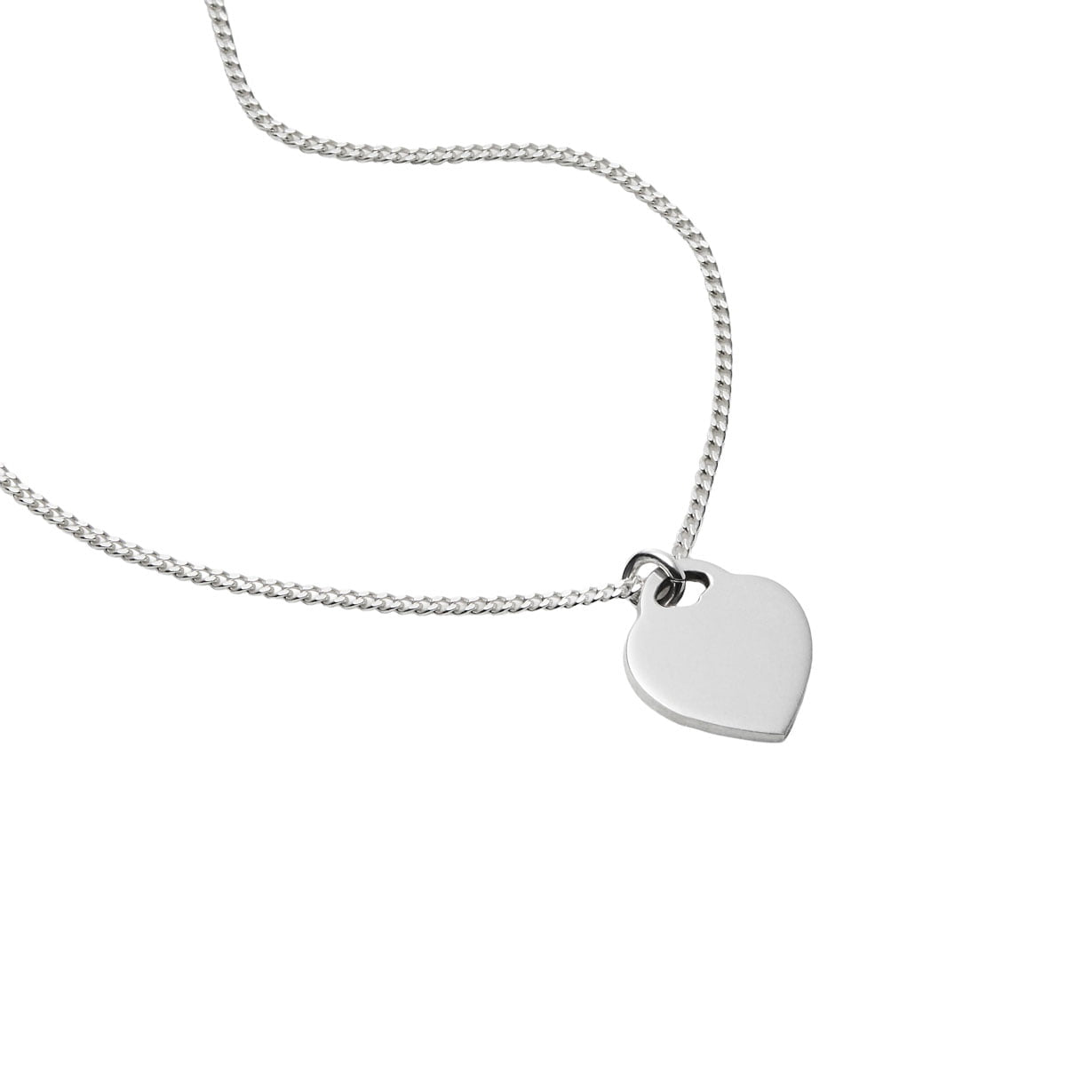 Najo Necklaces Silver Najo Promise Heart Necklace – Gold, Silver & Rose Gold