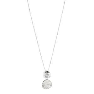 Najo Necklaces Silver Najo Shard Double Disk Necklace