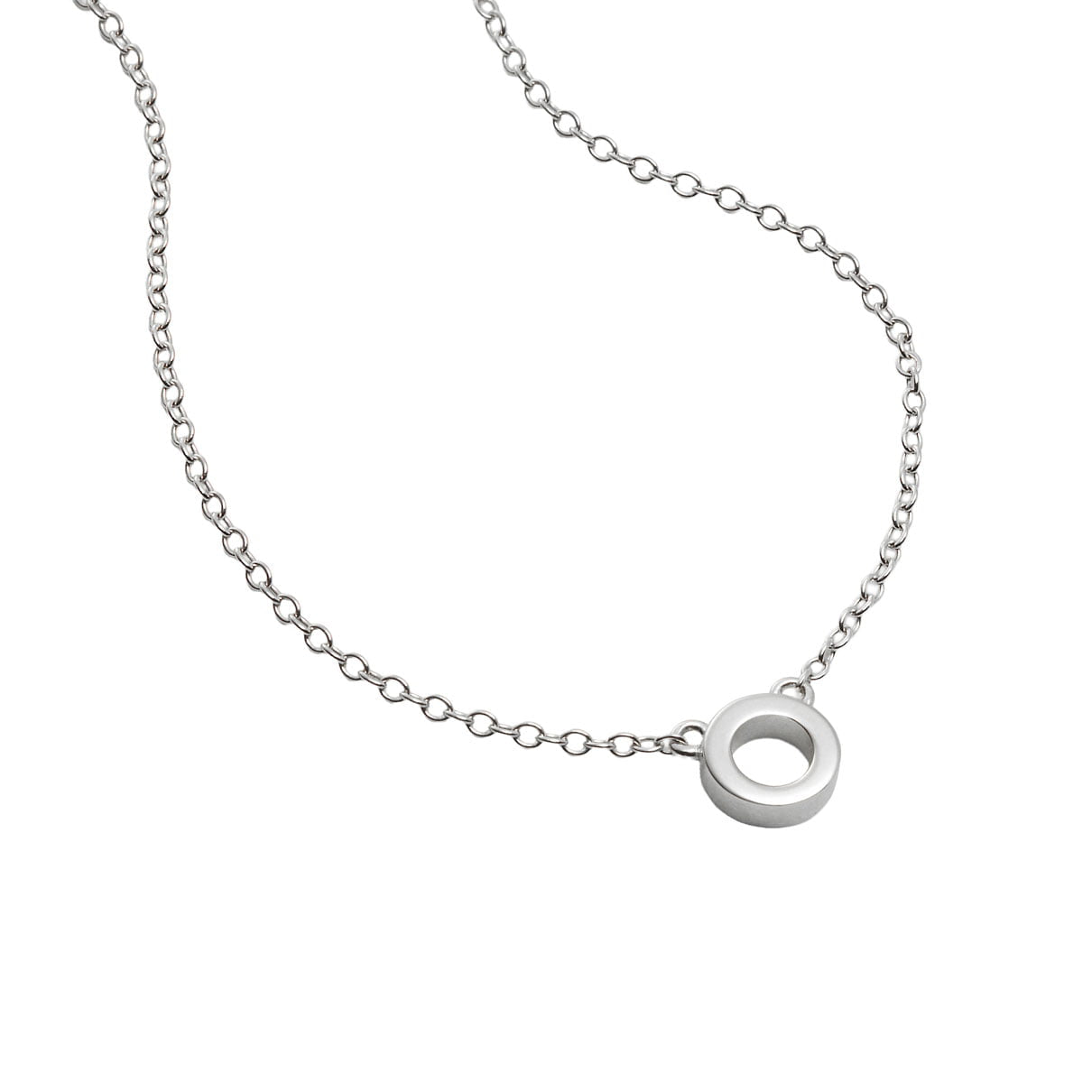 Najo Necklaces Silver Najo Sola Circle Necklace – Gold & Silver