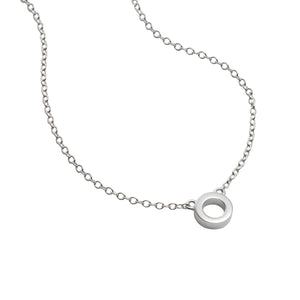 Najo Necklaces Silver Najo Sola Circle Necklace – Gold & Silver
