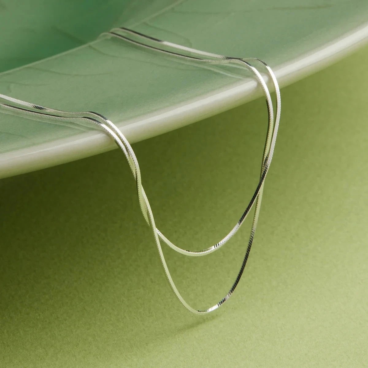 Najo Necklaces Silver / Silver Najo Mirage Double Chain Necklace