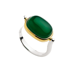 Najo Rings 7 Najo Fleur Green Onyx Ring