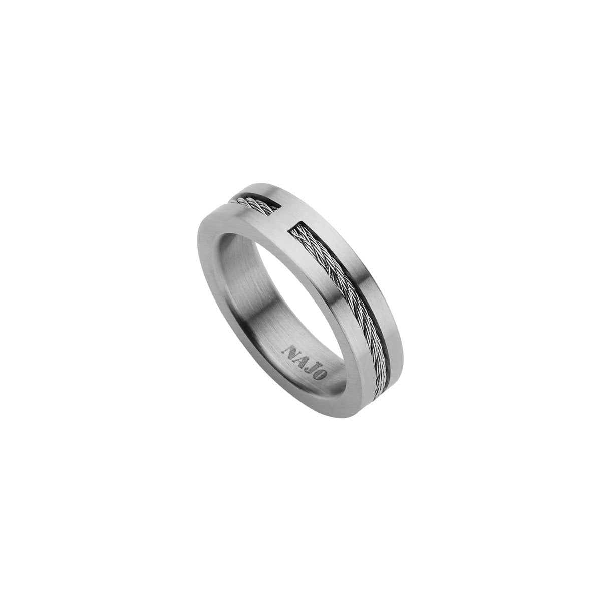 Najo Rings 9 Najo Twilight Men's Steel Ring
