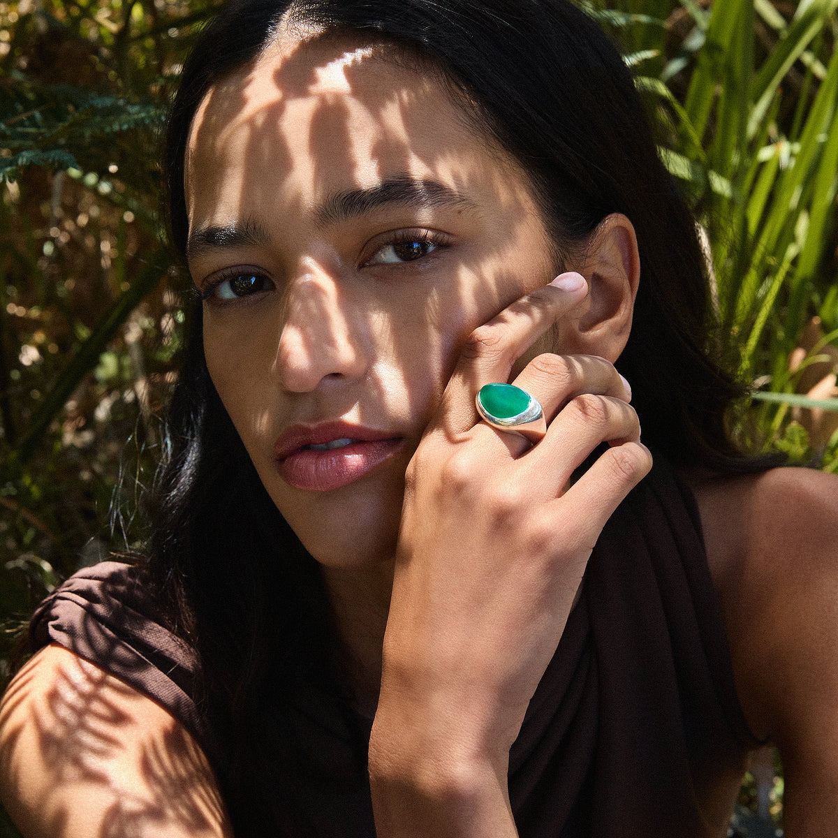 Najo Rings Najo Emergence Green Onyx