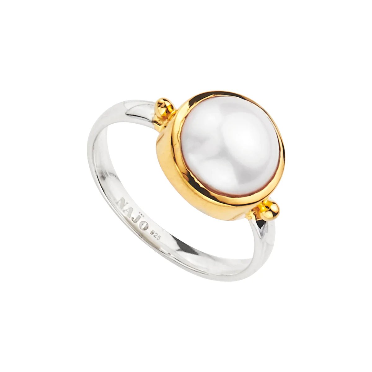 Najo Rings Najo Garland Two Tone Pearl Ring