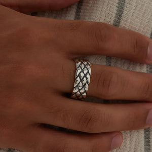 Najo Rings Najo Ophidian Men’s Silver Ring