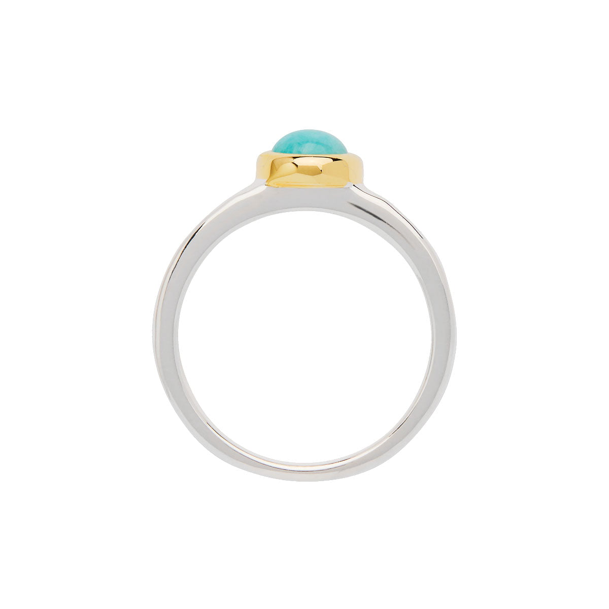 Najo Rings Najo Ring Solace  2 tone Amazonite