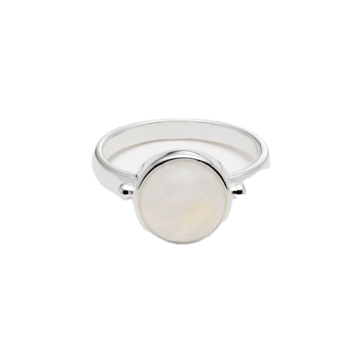Najo Rings Small Najo Garland Moonstone Ring – Sterling Silver