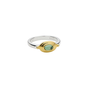 Najo Rings Topaz / Small Najo Horizon Gemstone Ring – Citrine, Garnet & Blue Topaz
