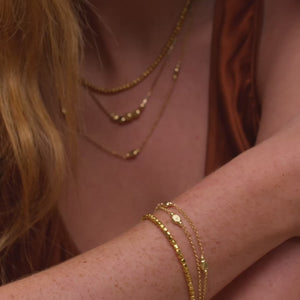 Najo volare Layered Bracelet B7373 Gold plated video