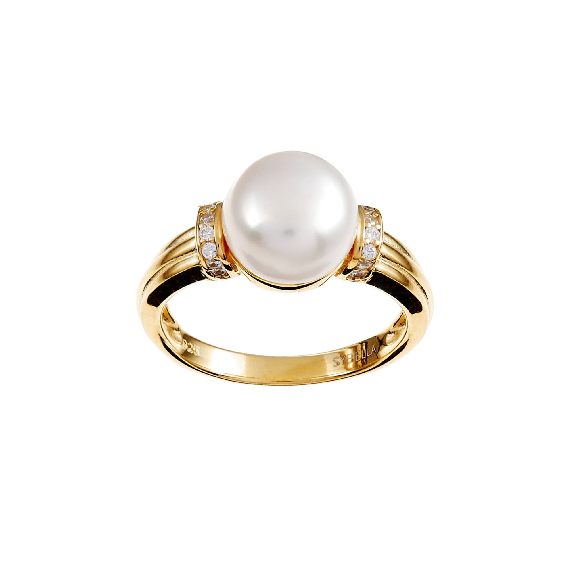 Sybella Autumn Pearl Gold or Silver Ring