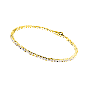 Sybella Bracelets Silver / Gold Sybella NELLIE Silver plate claw set tennis bracelet