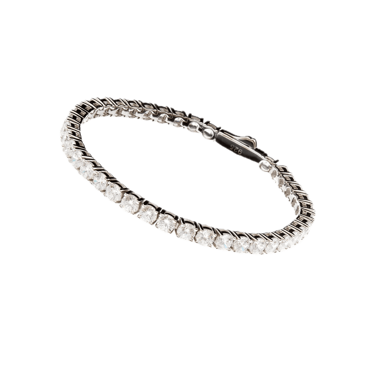 Sybella Bracelets Silver / Silver Sybella Margot  Claw Set Tennis Bracelet