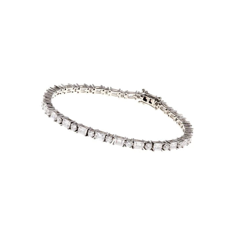 Sybella Bracelets Silver Sybella Aurora Tennis Bracelet